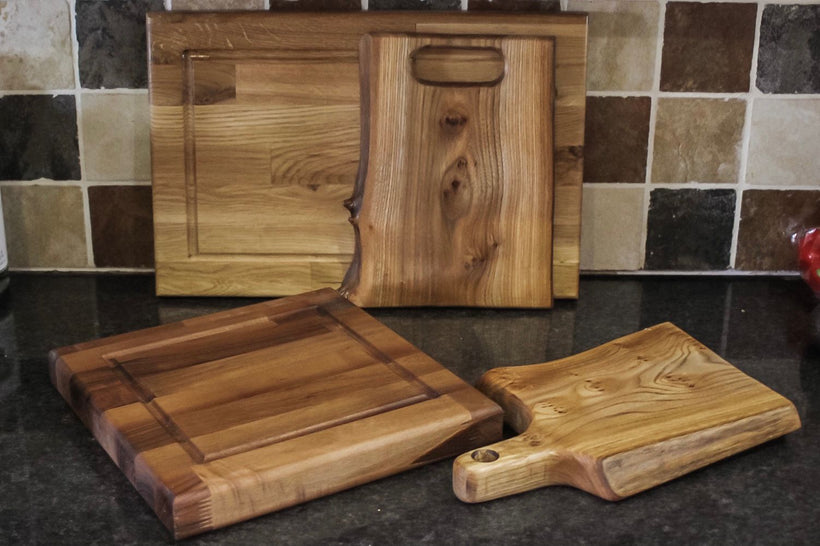 Natural Wood Chopping Boards, Platters, Cheese Boards